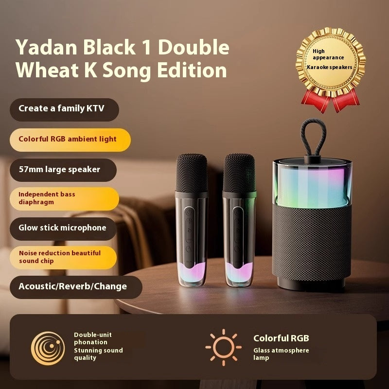 Wireless Mini Bluetooth Speaker High-quality Color Light Subwoofer Long Battery Life