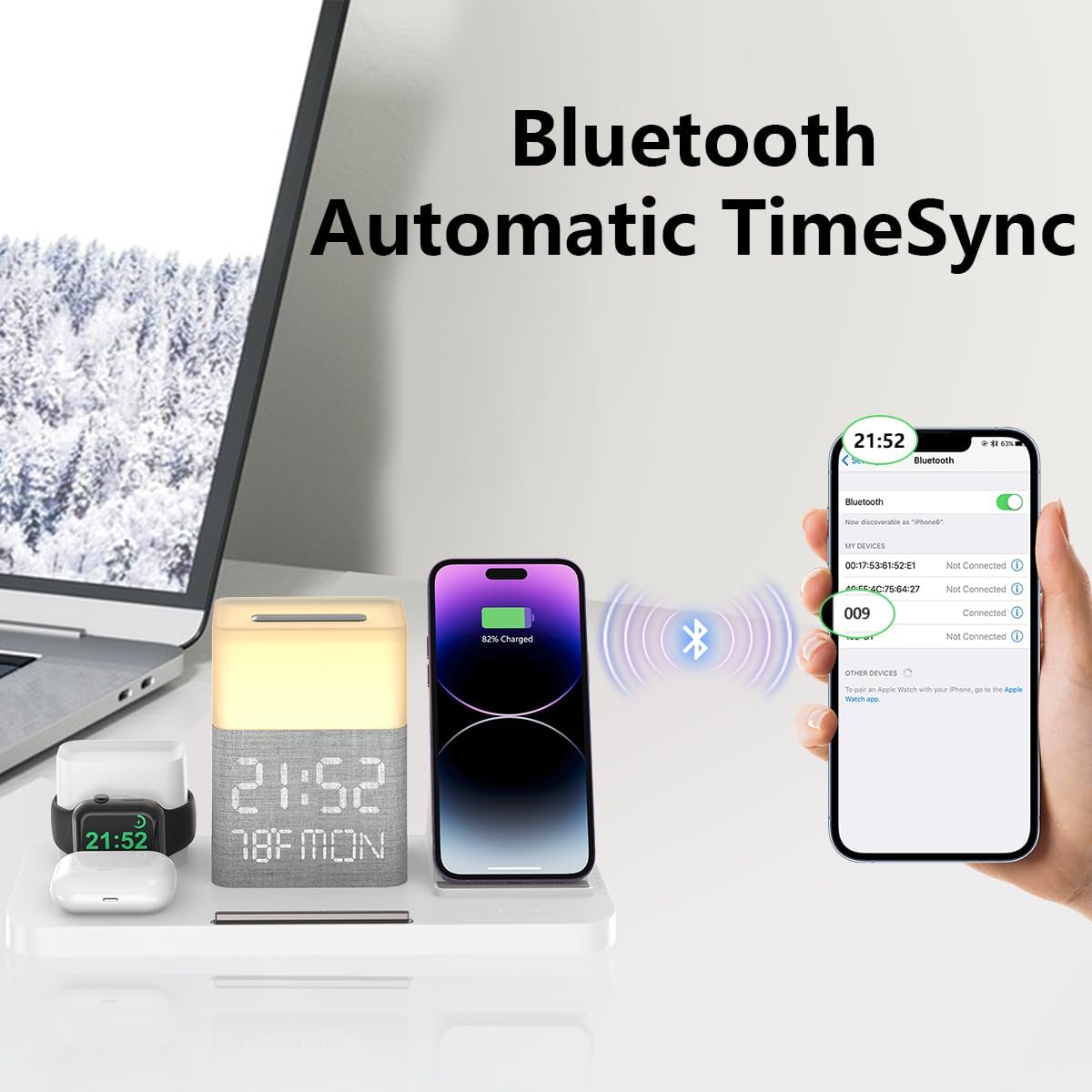 6-in-1 Wireless Charging & Night Light Set