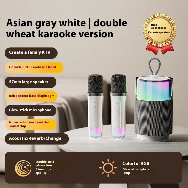 Wireless Mini Bluetooth Speaker High-quality Color Light Subwoofer Long Battery Life