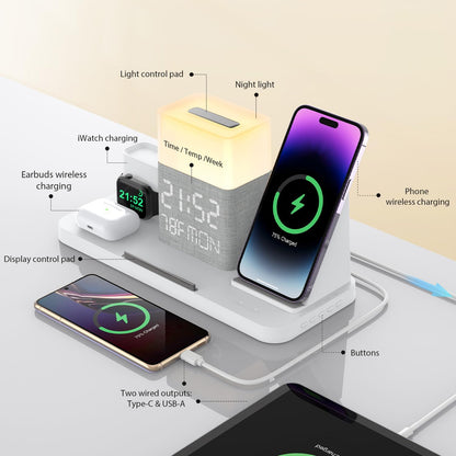 6-in-1 Wireless Charging & Night Light Set