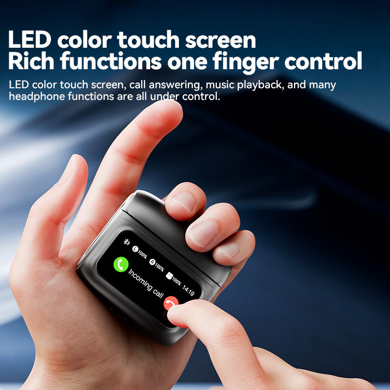 E20PRO Touch Screen In-ear Bluetooth Headset 54 Bluetooth ANC Active Noise Reduction