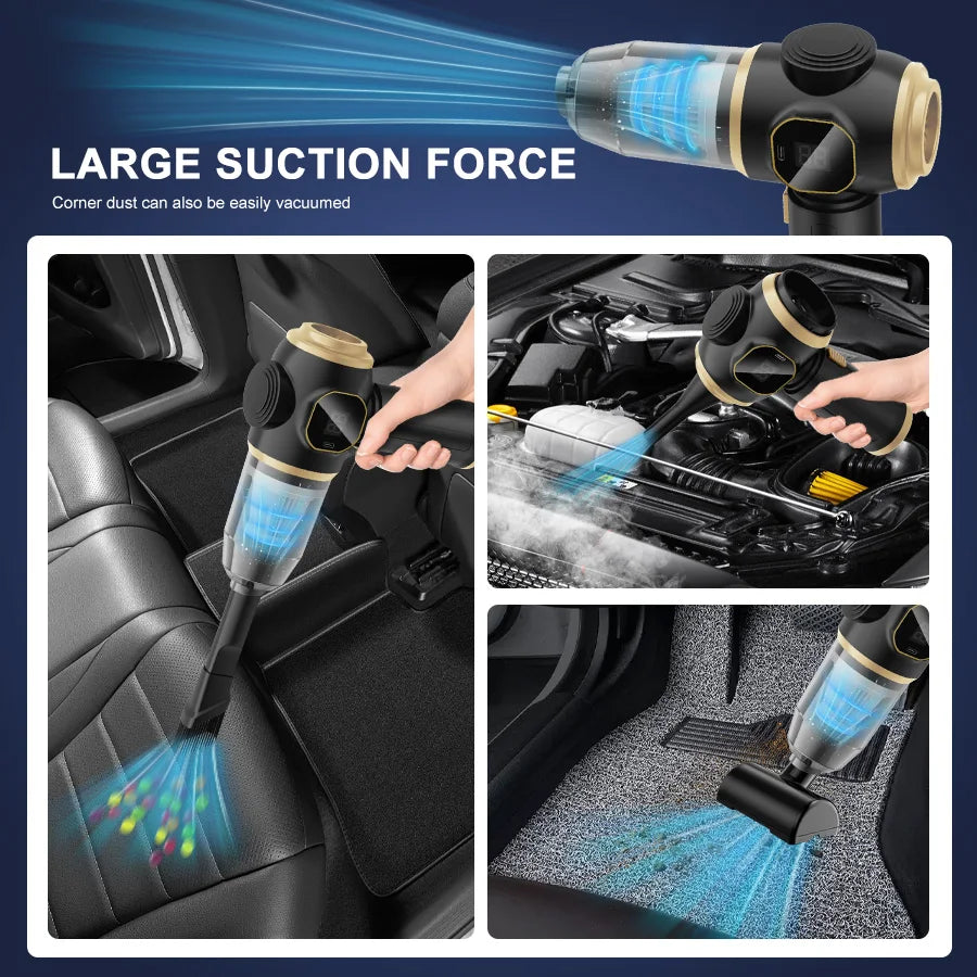 ABS Wireless Car Vacuum Cleaner - Household Appliance - Sofa - Office - High Power - Household Cleaning Machine - Carpet Cleaner