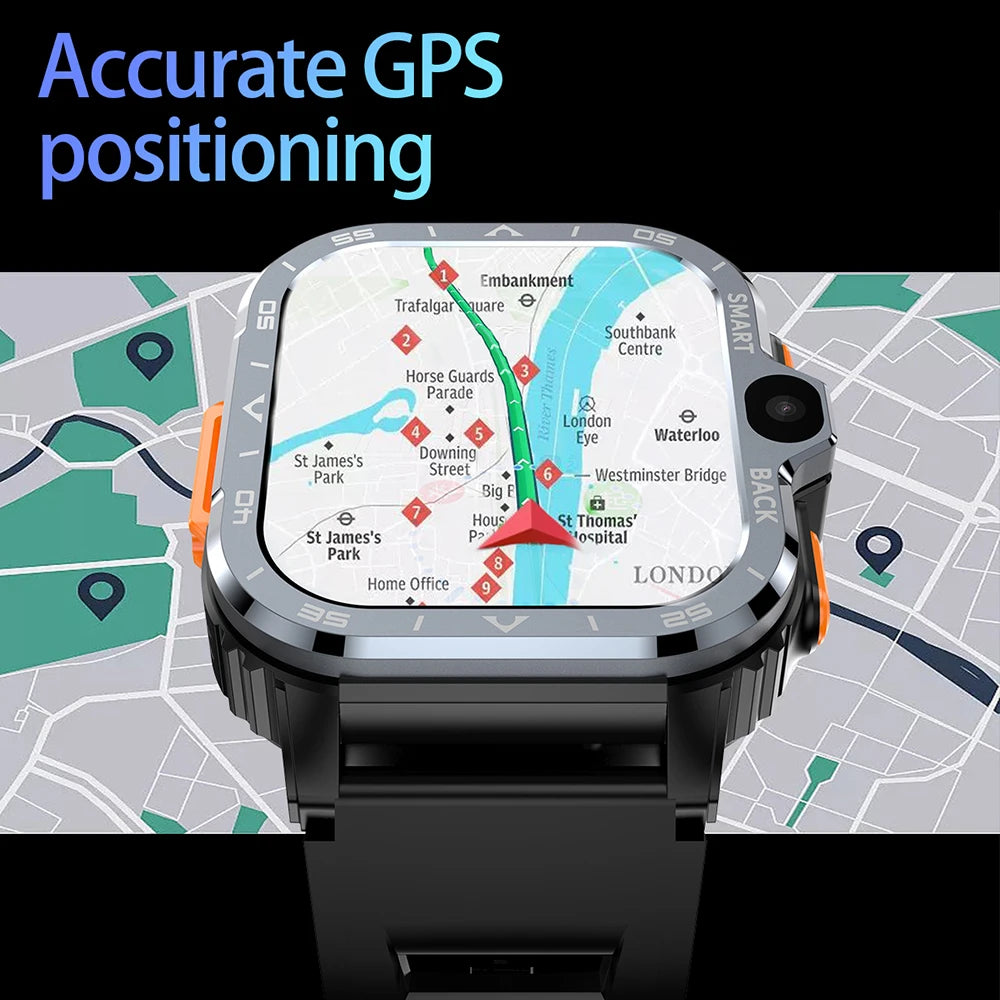Valdus PGD Android Smart Watch Men GPS 16G/64G ROM Storage HD Dual