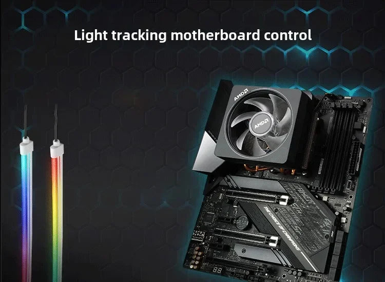 ARGB 5V 3pin MOBO Flexible Light Strip Synchronous for ASUS Chassis Motherboard Decorative LED Lighting Bar AURA SYNC