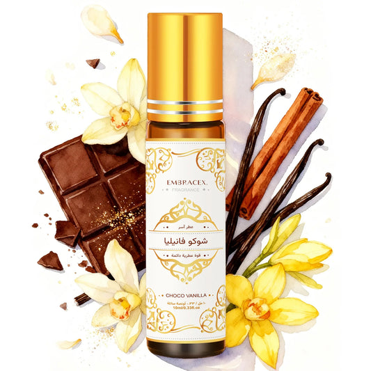 10ml Choco Vanilla Roller Essential Oil شوكو فانيليا Perfume Oil Skincare Nail care Eid al-Fitr Body massage Long Lasting Scent