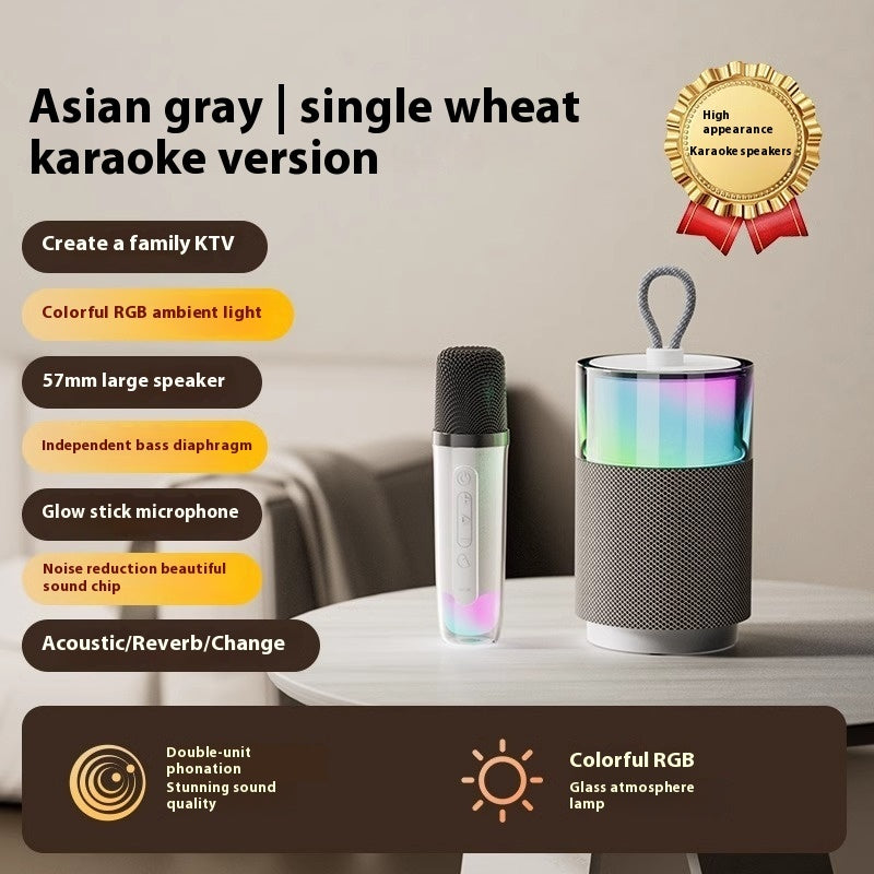 Wireless Mini Bluetooth Speaker High-quality Color Light Subwoofer Long Battery Life