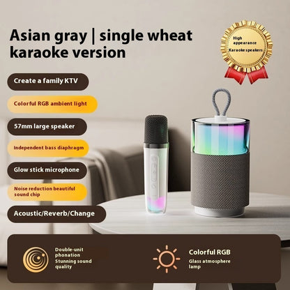 Wireless Mini Bluetooth Speaker High-quality Color Light Subwoofer Long Battery Life
