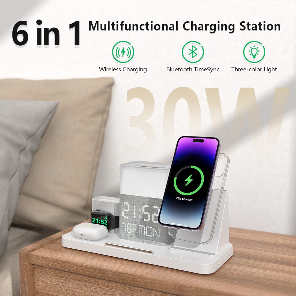 6-in-1 Wireless Charging & Night Light Set