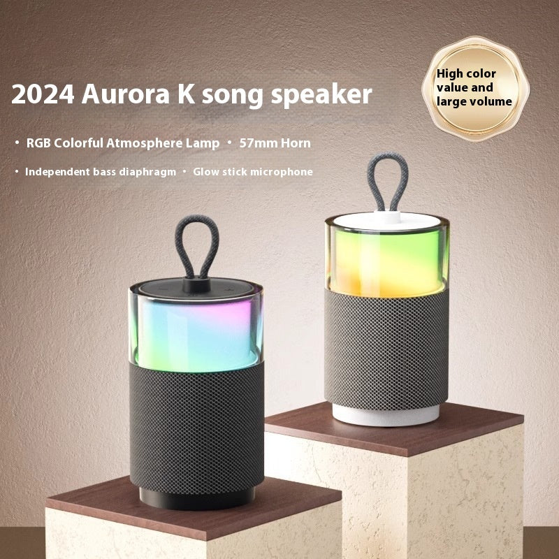 Wireless Mini Bluetooth Speaker High-quality Color Light Subwoofer Long Battery Life