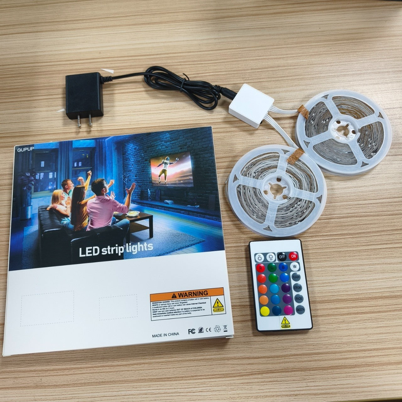 LED Strip Lights, Smart Light with App Remote Control, RGB LED Lights for room